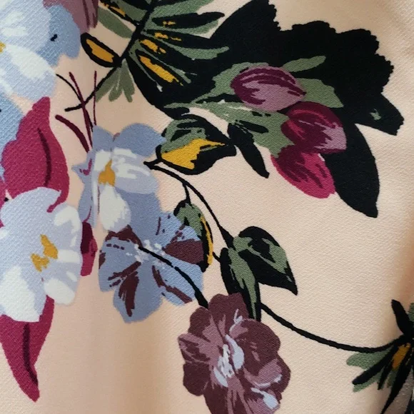 NWOT Nina Parker Fashion Floral Trouser Straight Leg Print Pants - Picture 3 of 3